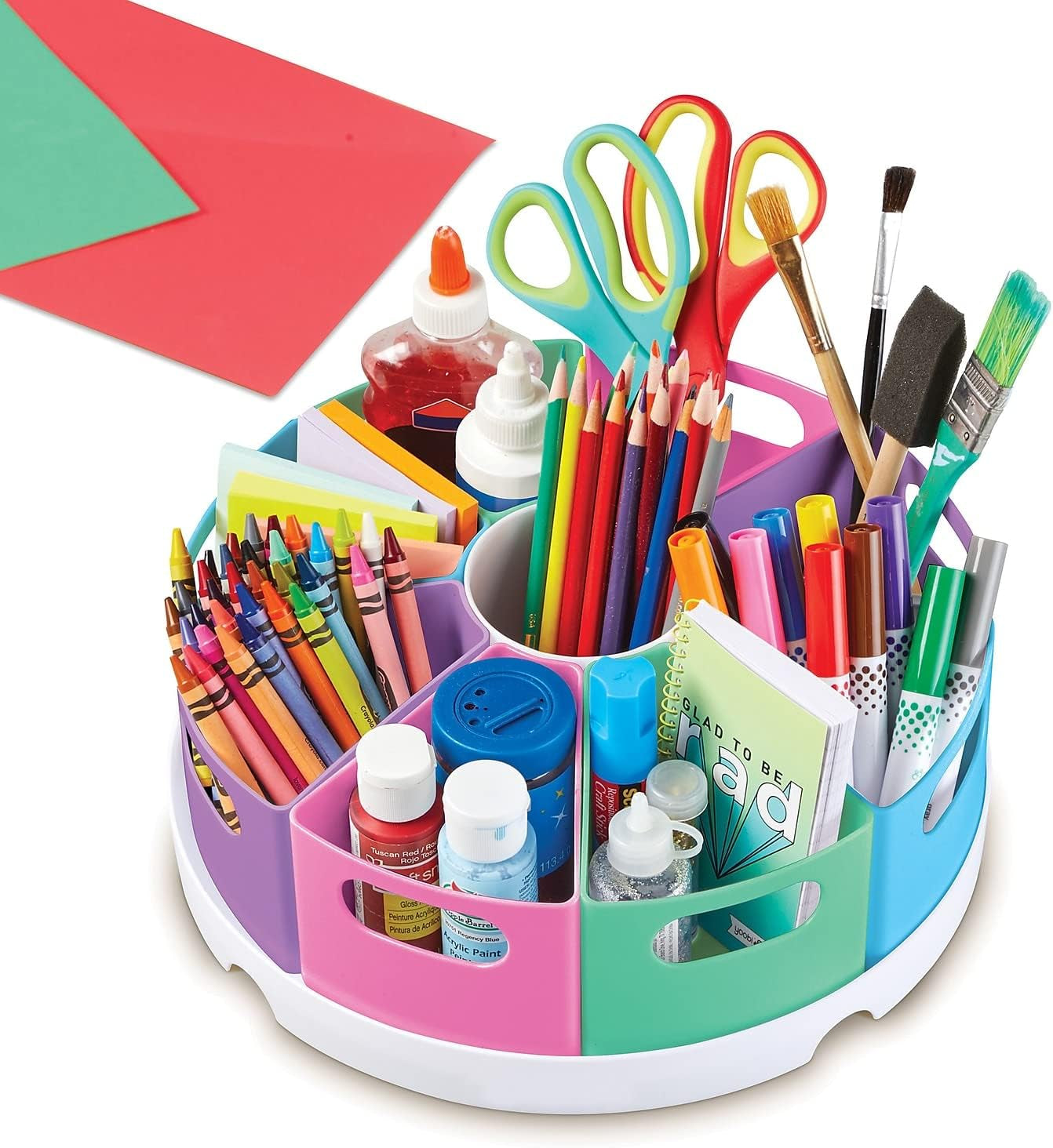 Create-A-Space Storage Center - Desk Organizer for Kids, Homeschool, Caddy, Back to School, Classroom Must Haves