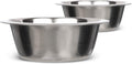 1.5 Cup (12 Oz.) Stainless Steel Dog Bowls, Set of 2 Neater Feeder Replacement Bowls (Cat/Small Models), Dog Food Bowl & Water Bowl, Dishwasher Safe Metal Dish for Cats & Small Dogs